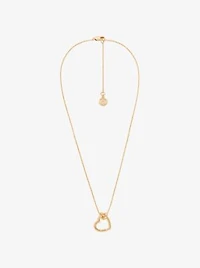 Knotted Heart Necklace
