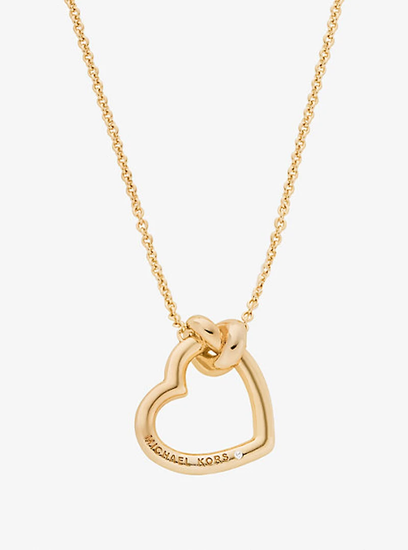 Knotted Heart Necklace