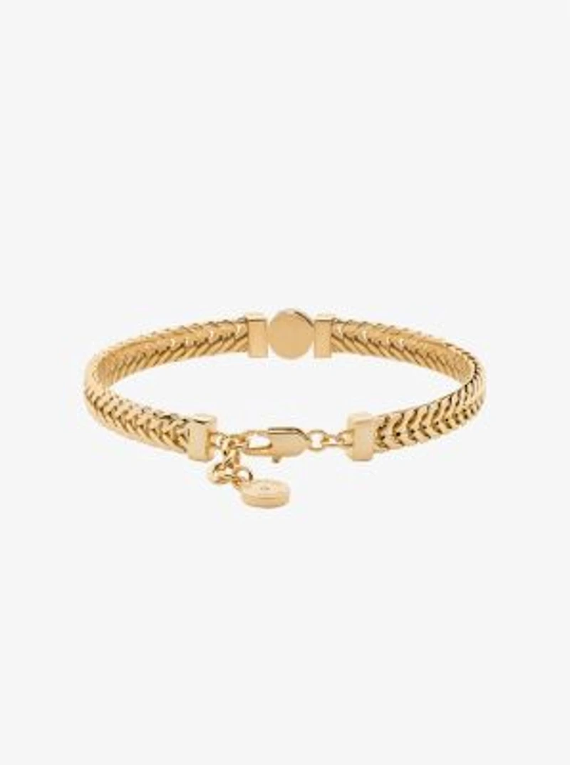 Pavé Logo Foxtail Chain Bracelet