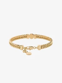 Pavé Logo Foxtail Chain Bracelet
