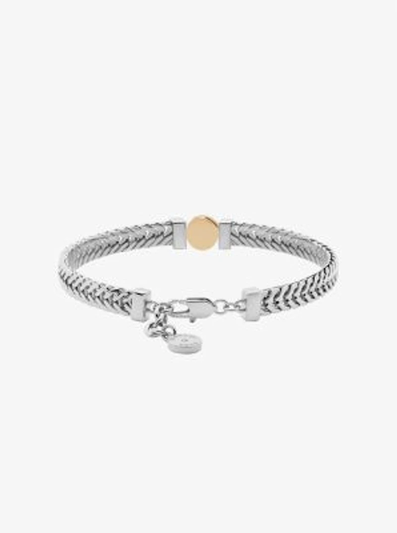 Pavé Logo Foxtail Chain Bracelet