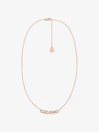 Cubic Zirconia Hearts Necklace