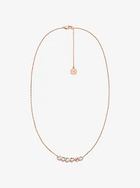 Cubic Zirconia Hearts Necklace