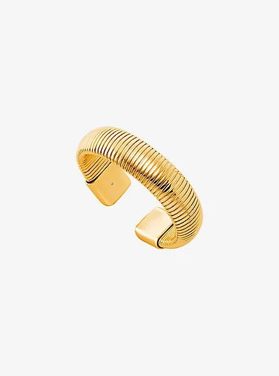Precious Metal-Plated Brass Cuff