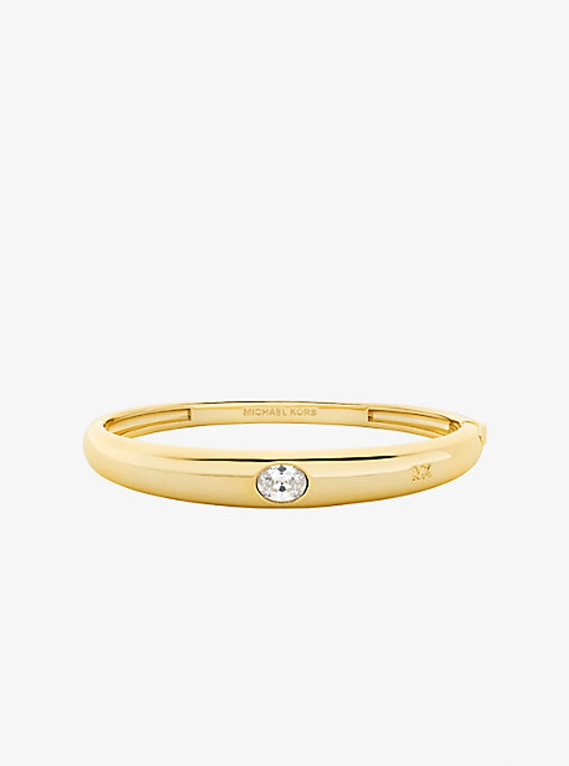 Oval Stone Bangle