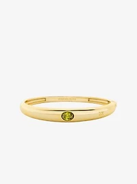 Oval Stone Bangle