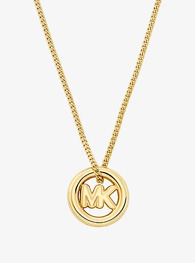 Logo Charm Necklace