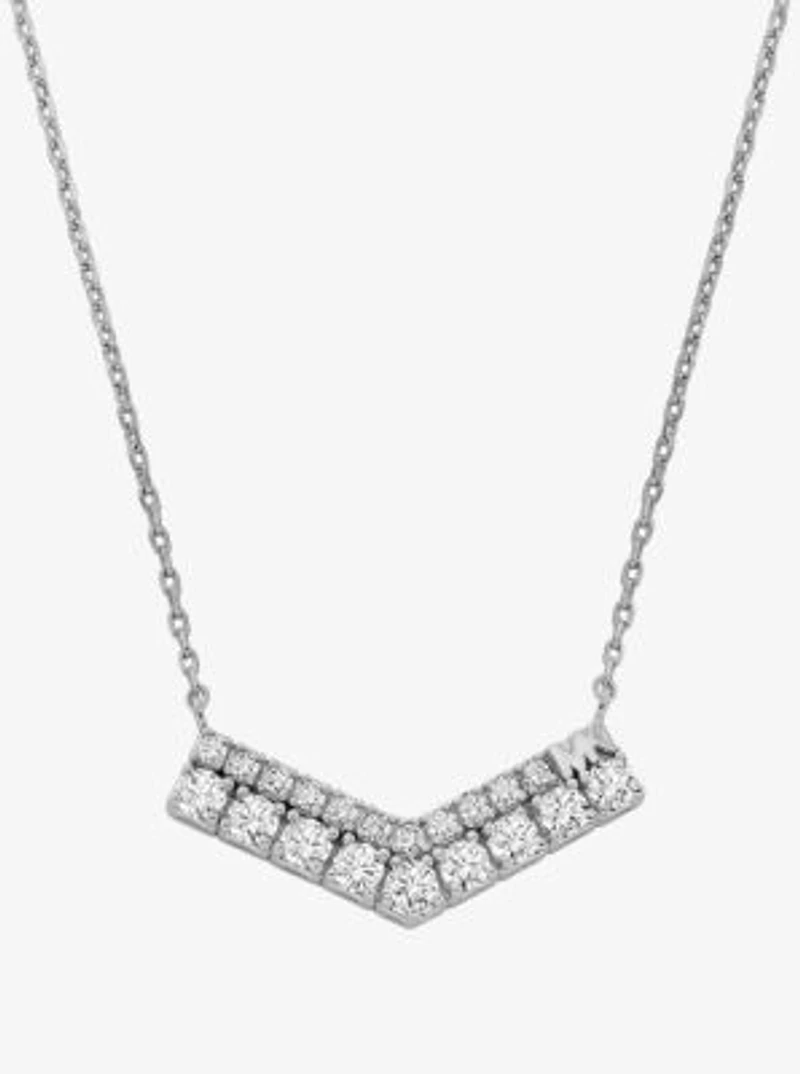 Pavé Chevron Necklace