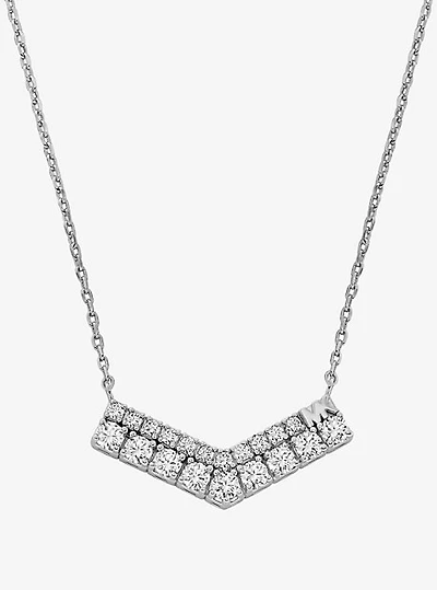 Pavé Chevron Necklace