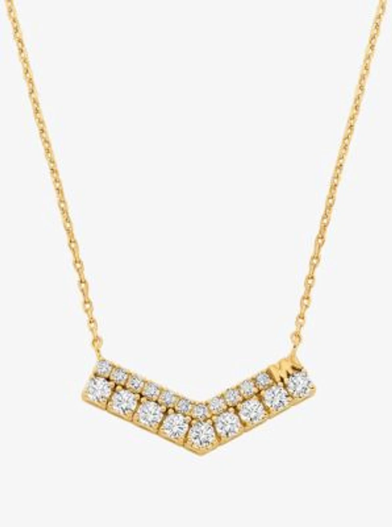 Pavé Chevron Necklace