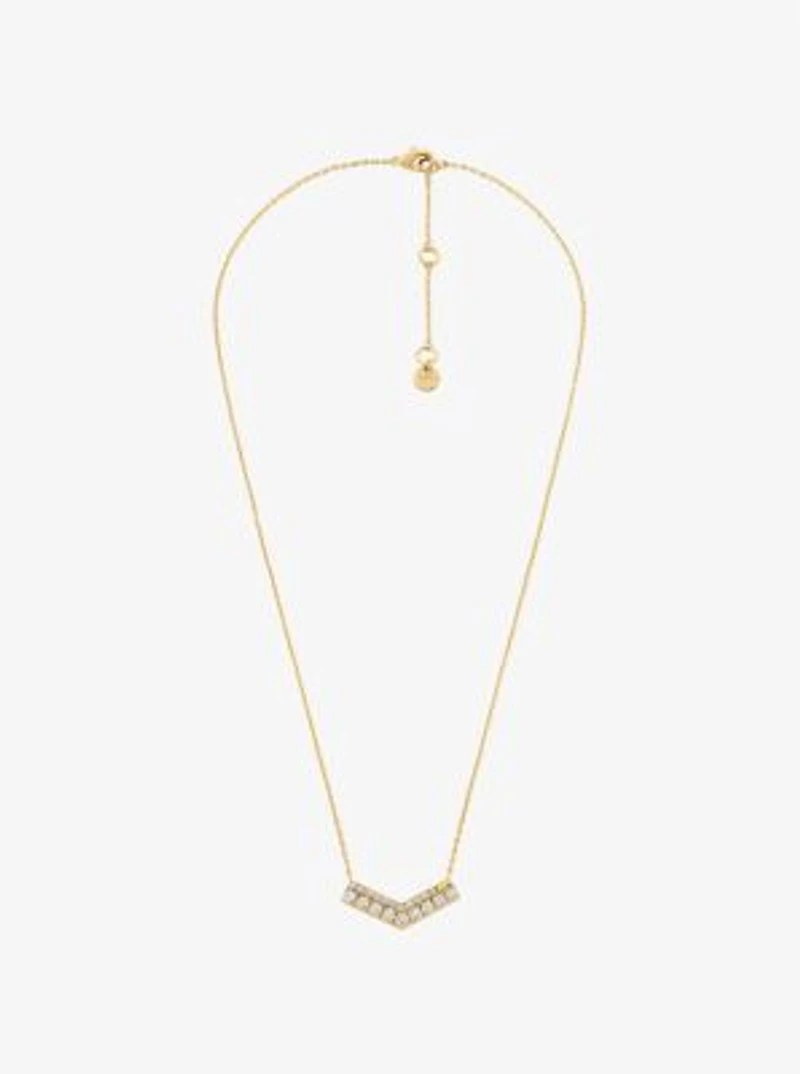 Pavé Chevron Necklace