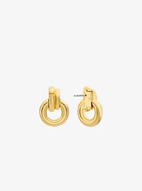 Interlocking Hoop Earrings