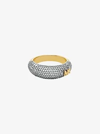 Pavé Two-Tone Dome Ring