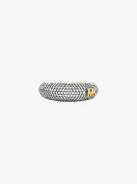 Pavé Two-Tone Dome Ring