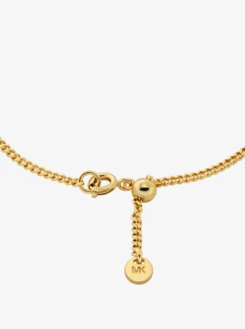 Logo Charm Slider Bracelet