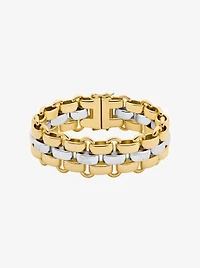 Two-Tone 3-Link Bracelet