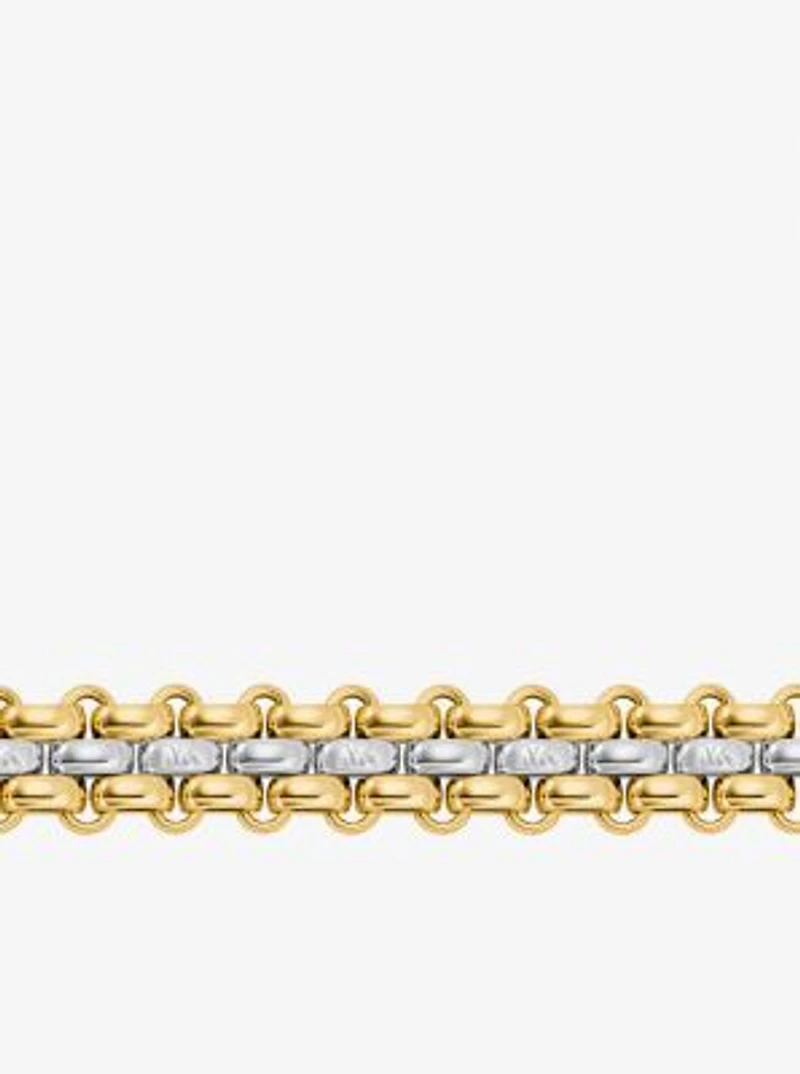 Two-Tone 3-Link Bracelet