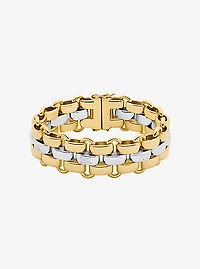 Two-Tone 3-Link Bracelet