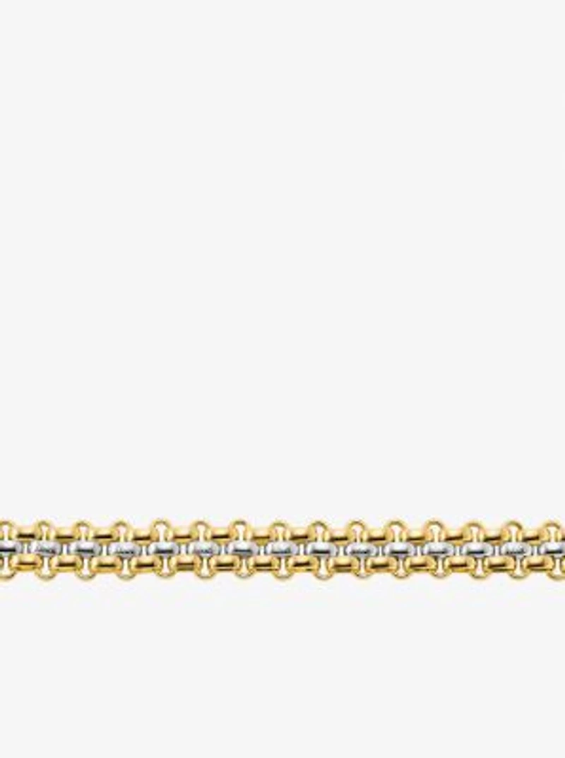 Two-Tone 3-Link Necklace