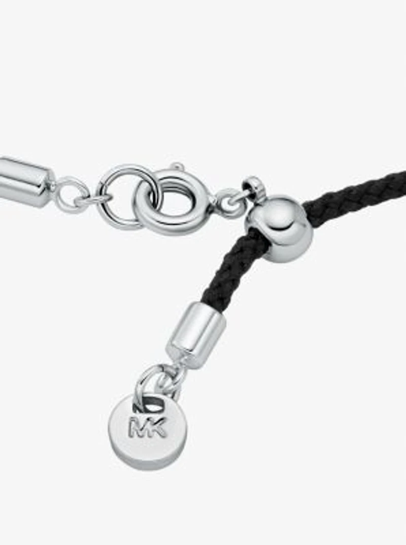 Pavé Logo Corded Bracelet