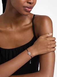 Pavé Logo Corded Bracelet