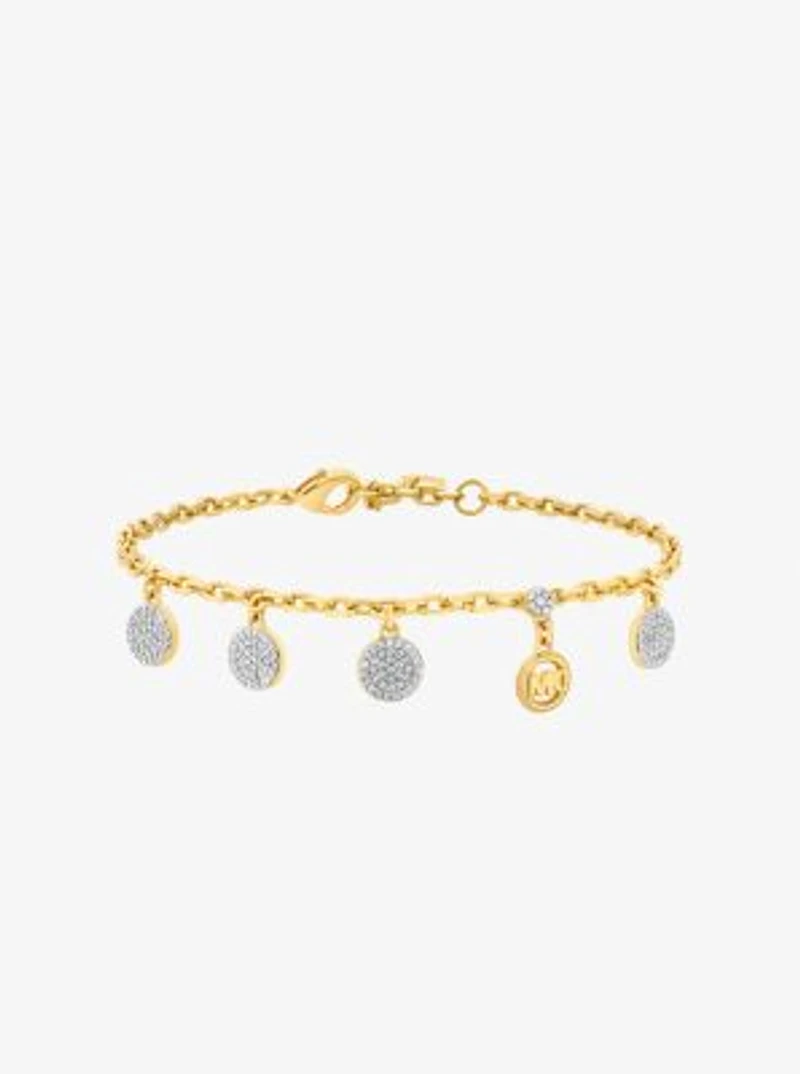 Pavé Disk Charm Bracelet