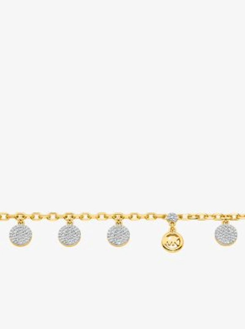 Pavé Disk Charm Bracelet