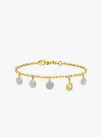 Pavé Disk Charm Bracelet