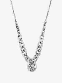 Pavé Lock Necklace