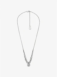 Pavé Lock Necklace