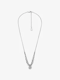 Pavé Lock Necklace