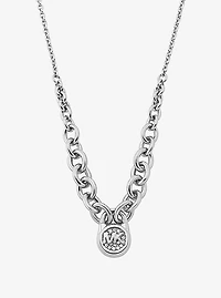 Pavé Lock Necklace
