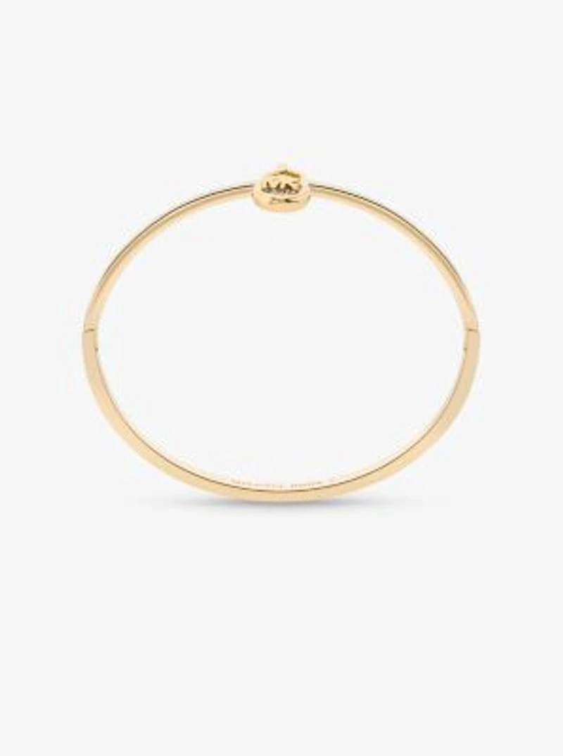 Pavé Logo Padlock Bangle