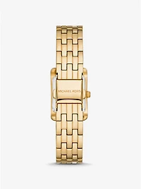 Mini Monroe Pavé Gold-Tone Watch