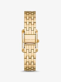 Mini Monroe Pavé Gold-Tone Watch