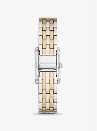 Mini Monroe Pavé Two-Tone Watch