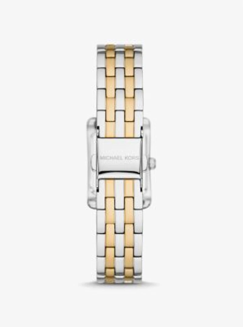 Mini Monroe PavÃ© Two-Tone Watch
