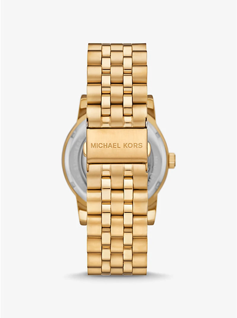 Oversized Hutton Gold-Tone Watch