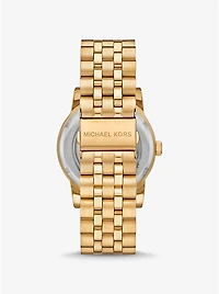 Oversized Hutton Gold-Tone Watch