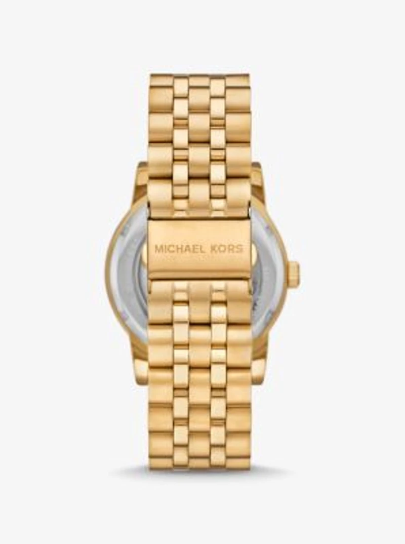 Oversized Hutton Gold-Tone Watch