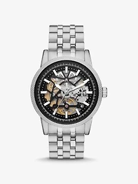 Oversized Hutton Silver-Tone Watch