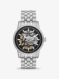 Oversized Hutton Silver-Tone Watch