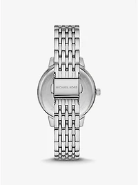 Melissa Pavé Silver-Tone Watch