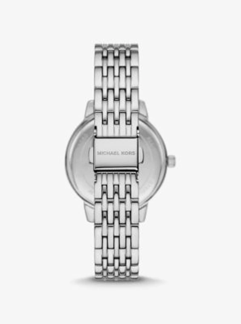 Melissa Pavé Silver-Tone Watch