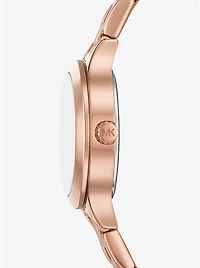 Mini Aspyn Pavé Rose Gold-Tone Watch