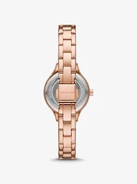 Mini Aspyn Pavé Rose Gold-Tone Watch