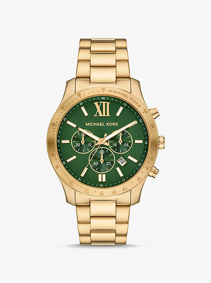 Oversized Berkley Gold-Tone Watch