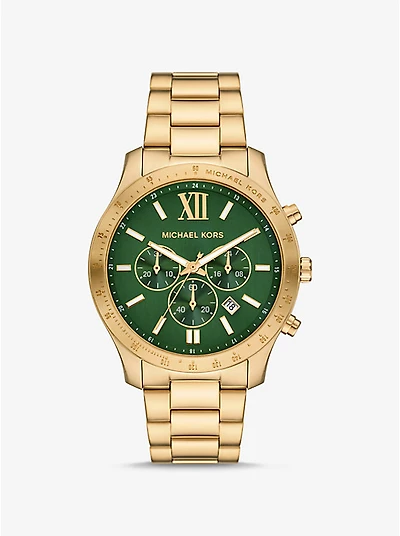 Oversized Berkley Gold-Tone Watch