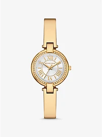 Mini Laney Gold-Tone Bangle Watch
