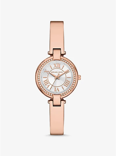 Mini Laney Rose Gold-Tone Bangle Watch